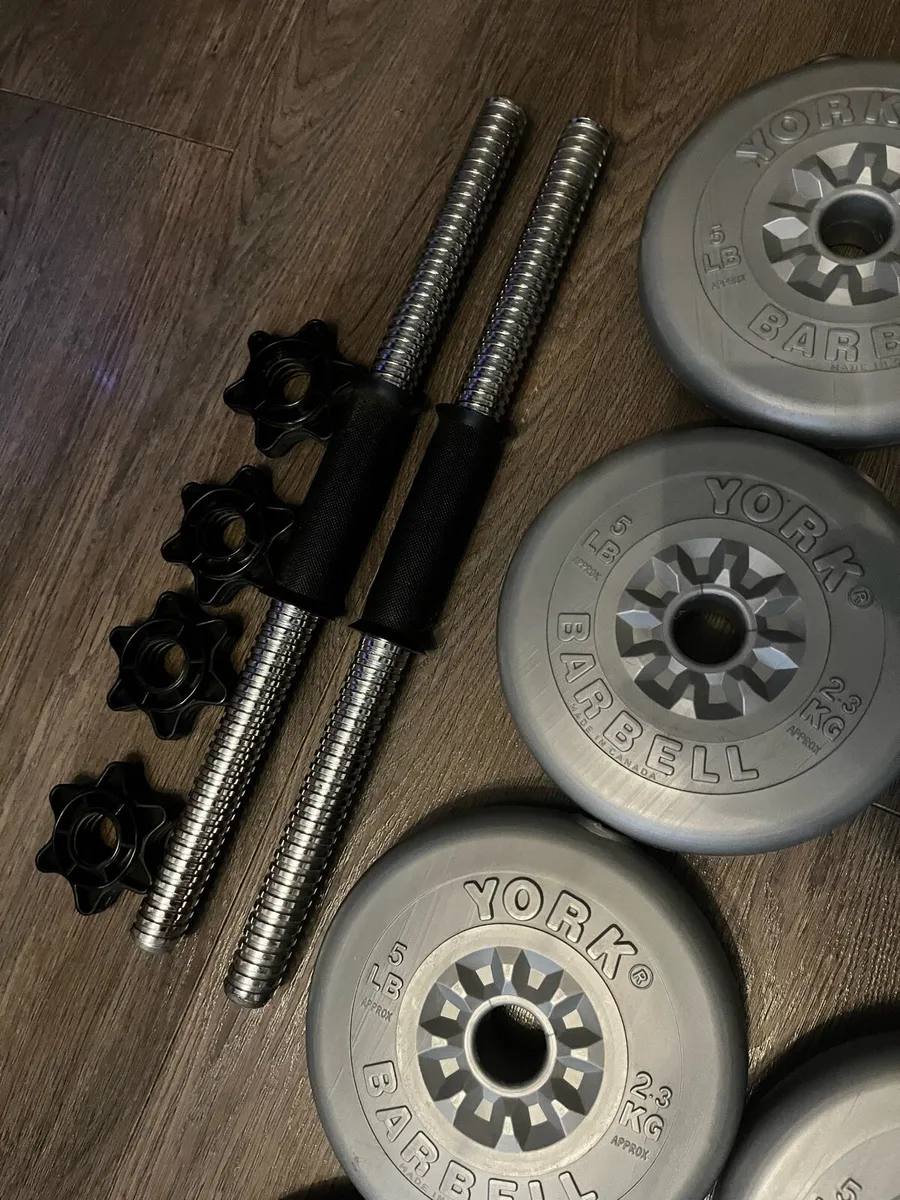 Dumbbells and weights plates - Image 1