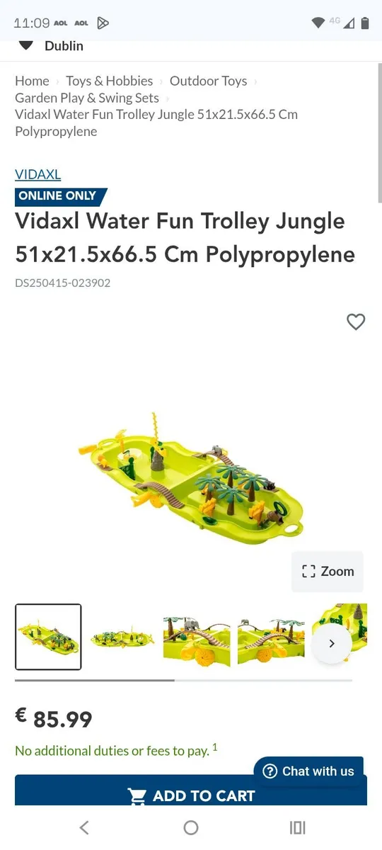 Water/sand trolley - Image 4