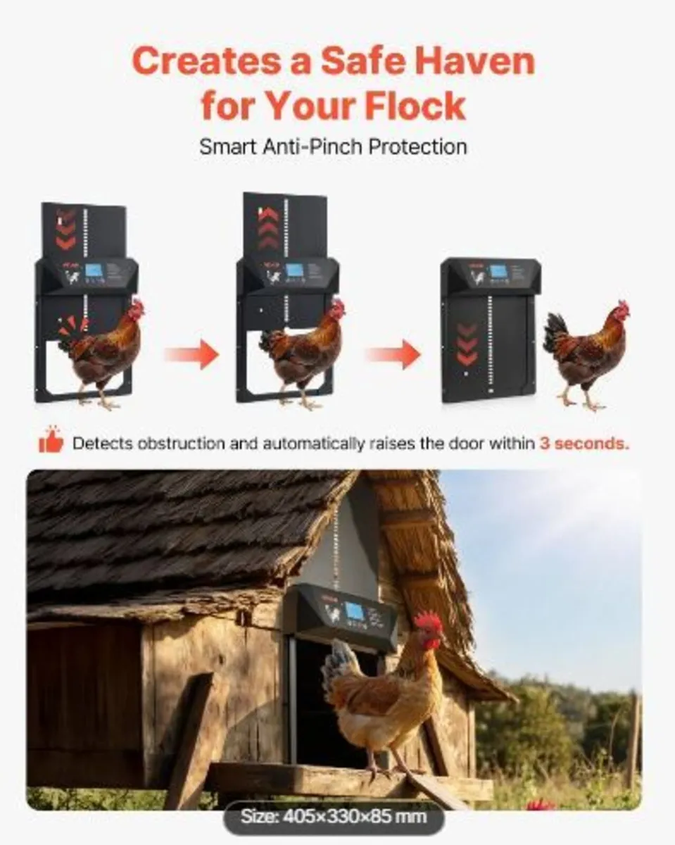 Automatic Chicken Coop Door, DC & Battery - Image 1