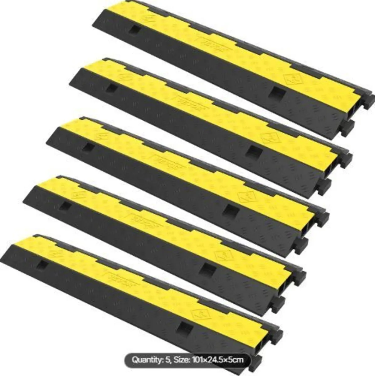 Cable Protector Ramp 101x24.5x5 cm , 5 Packs 2 - Image 1