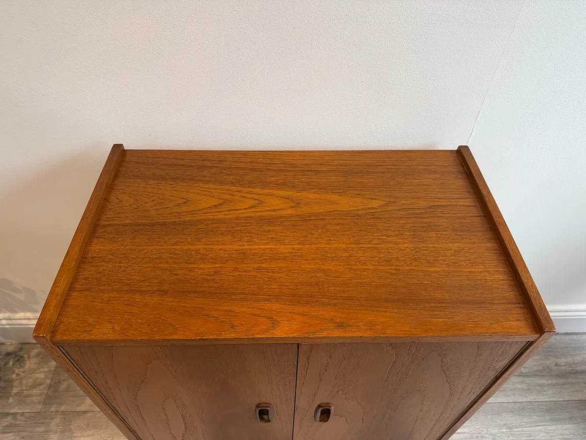 Mid Century Record Cabinet - Image 4