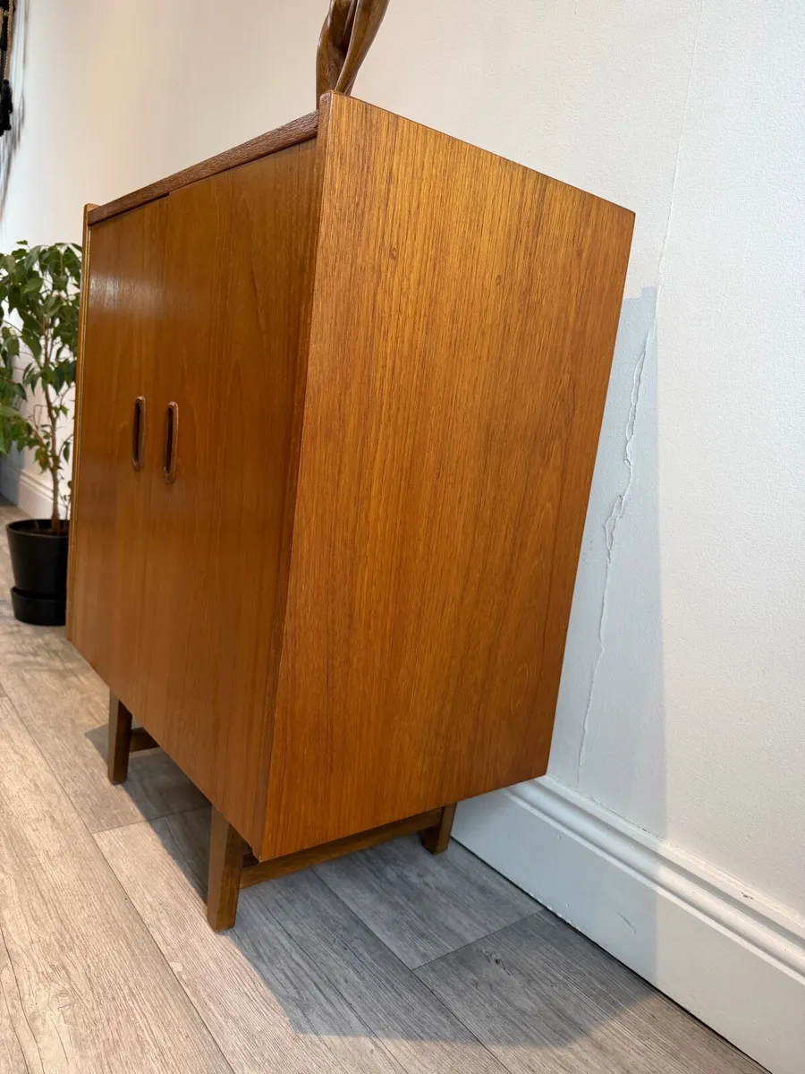 Mid Century Record Cabinet - Image 3