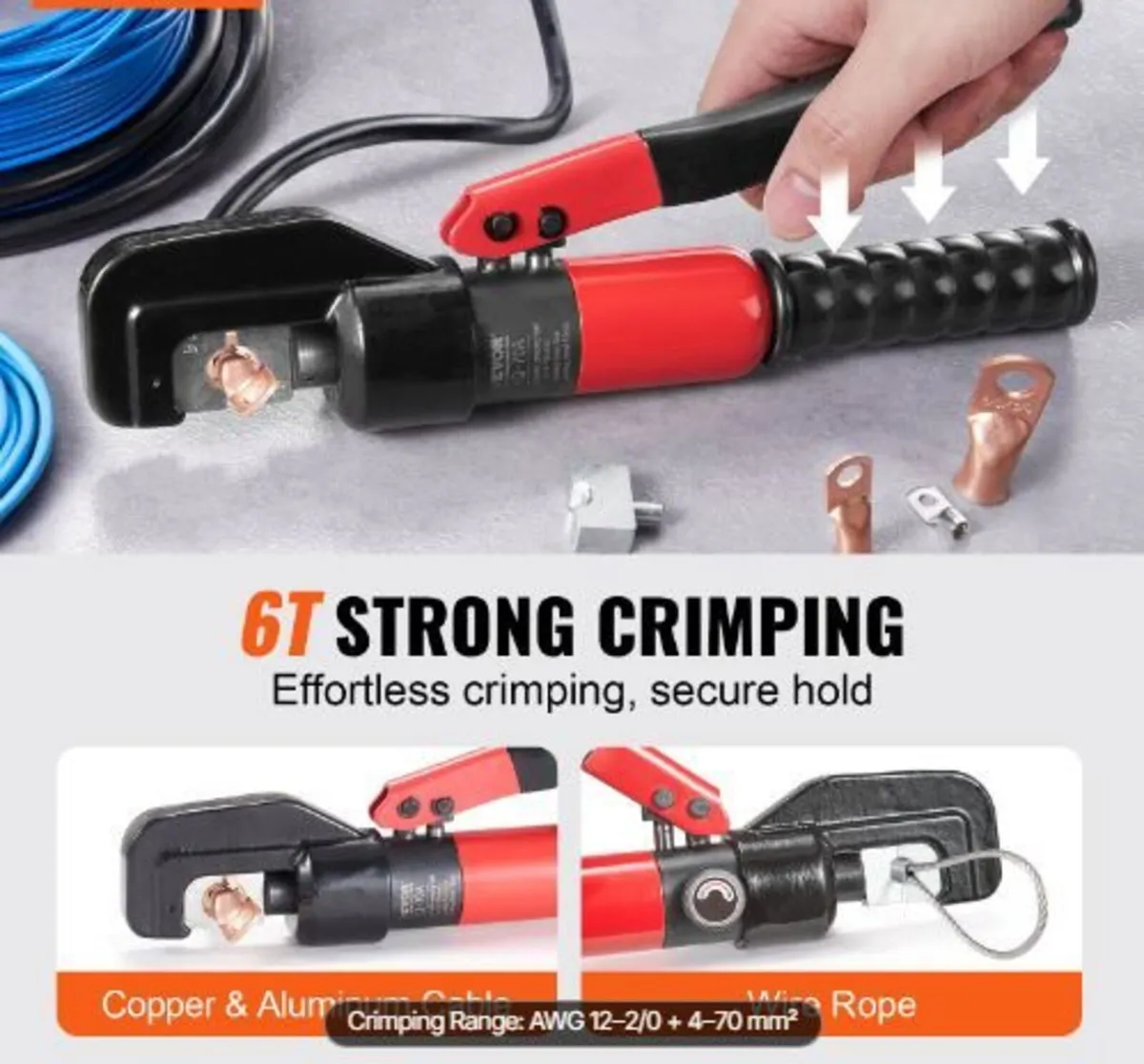 Hydraulic Crimping Tool with 9 Sets - Image 3