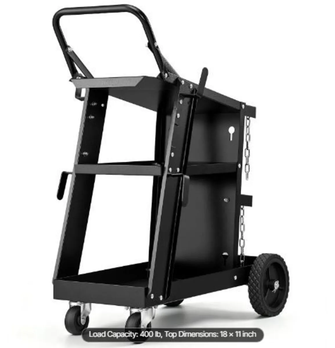 Welding Cart, 3-Tier Heavy Duty Welder Cart - Image 3