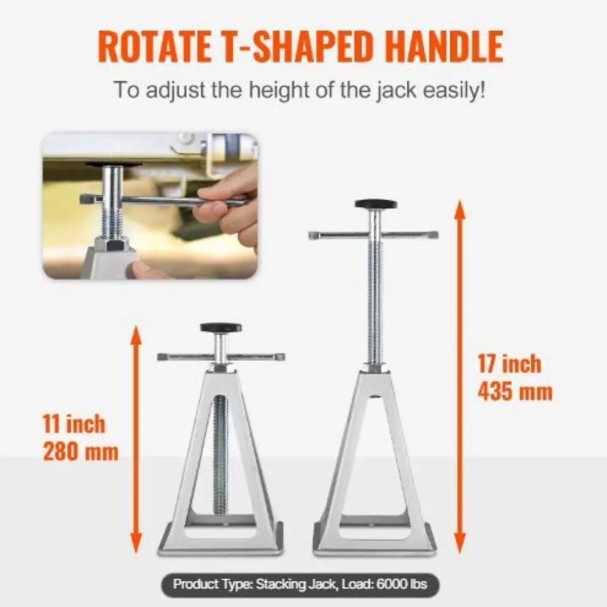RV Stabilizer Jacks, 4 Pack Aluminum - Image 2