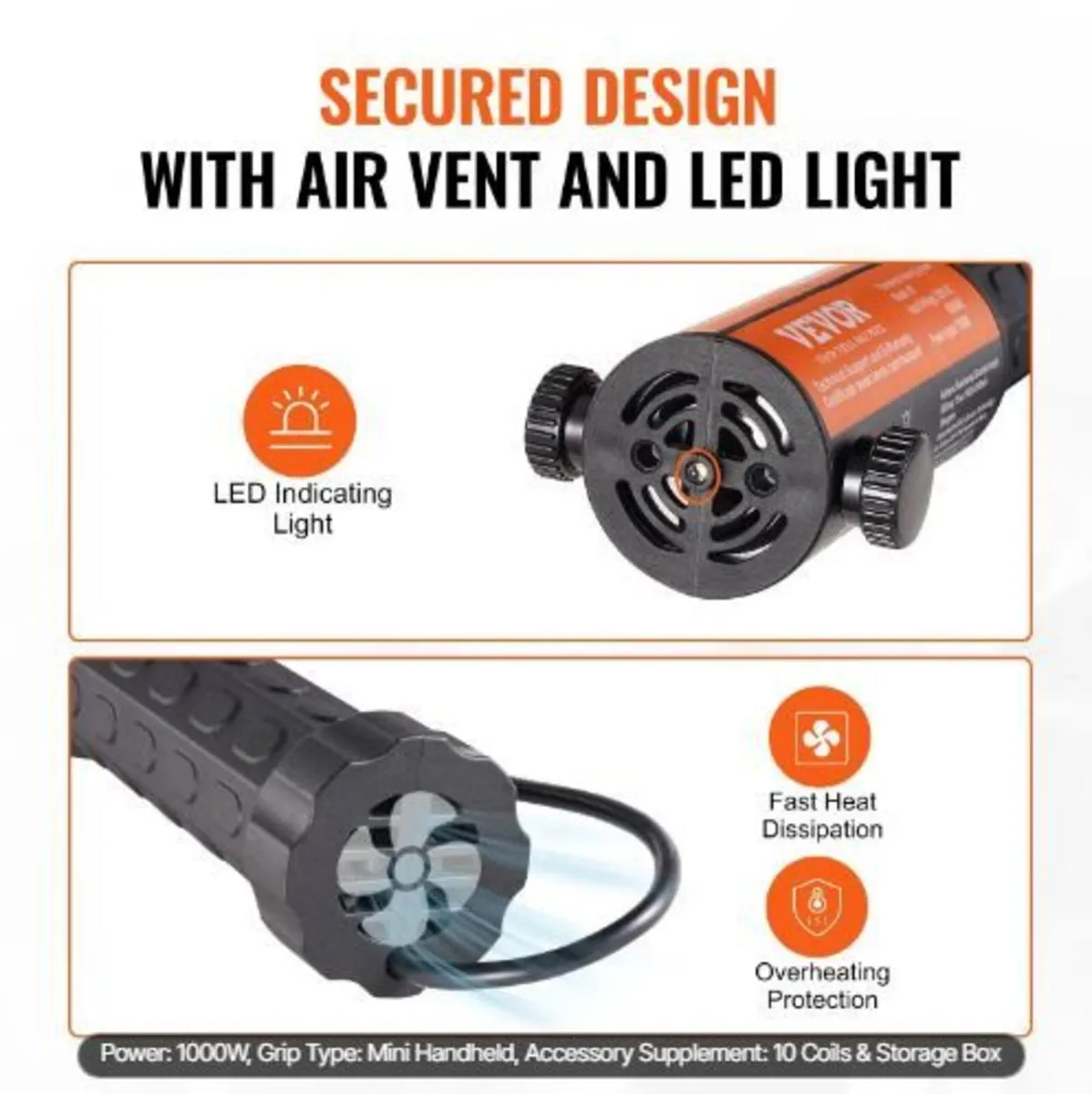 Magnetic Induction Heater Kit, 1000w 220V - Image 2