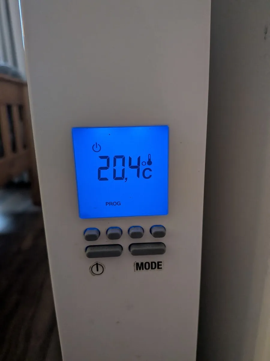 3 x Luchtz Electric Heaters with Digital Display - Image 2