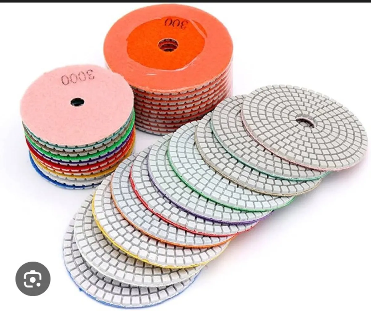 Wet polishing pads stone tiles concrete job lot - Image 2