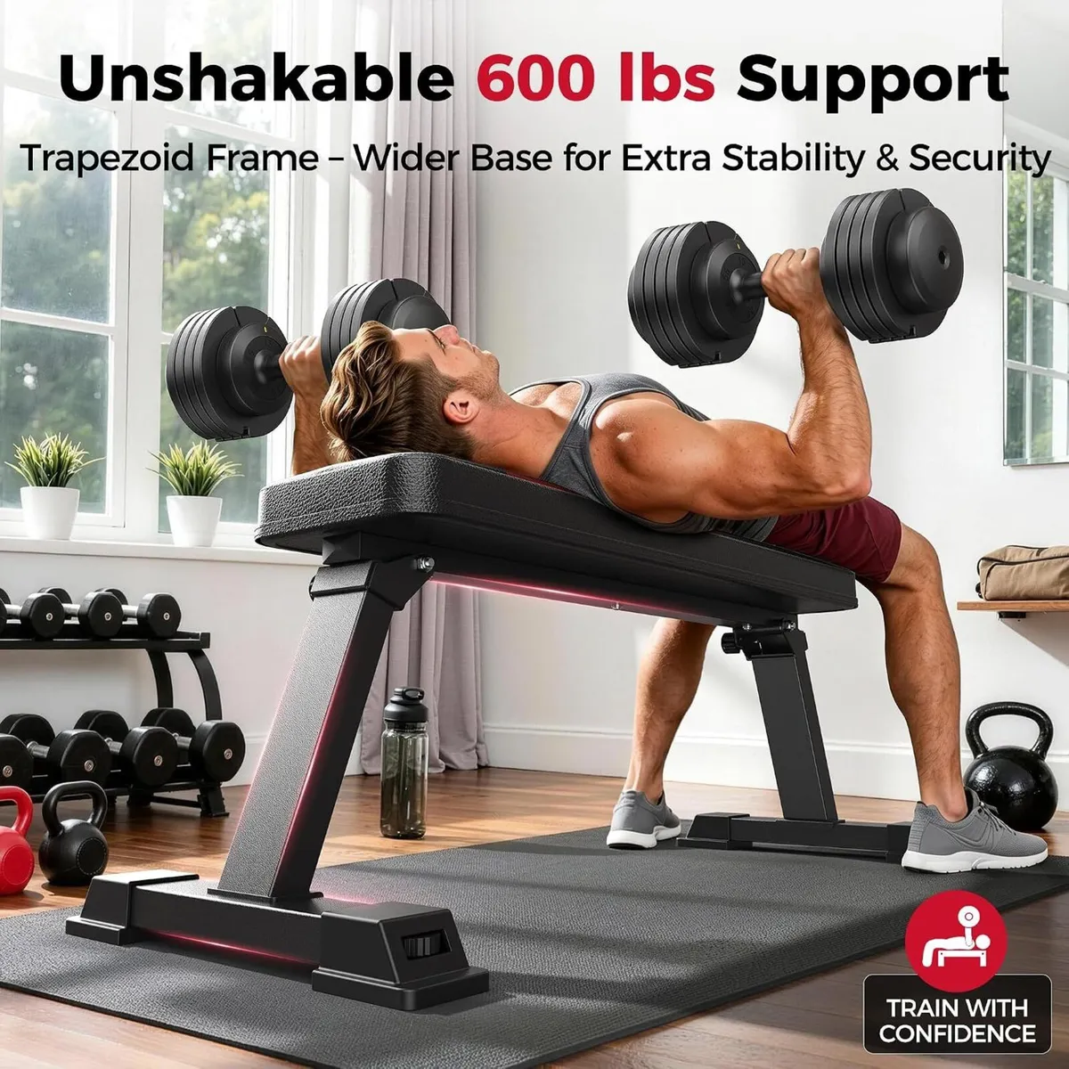 Bench Foldable Weight Stable for All Types - Image 3