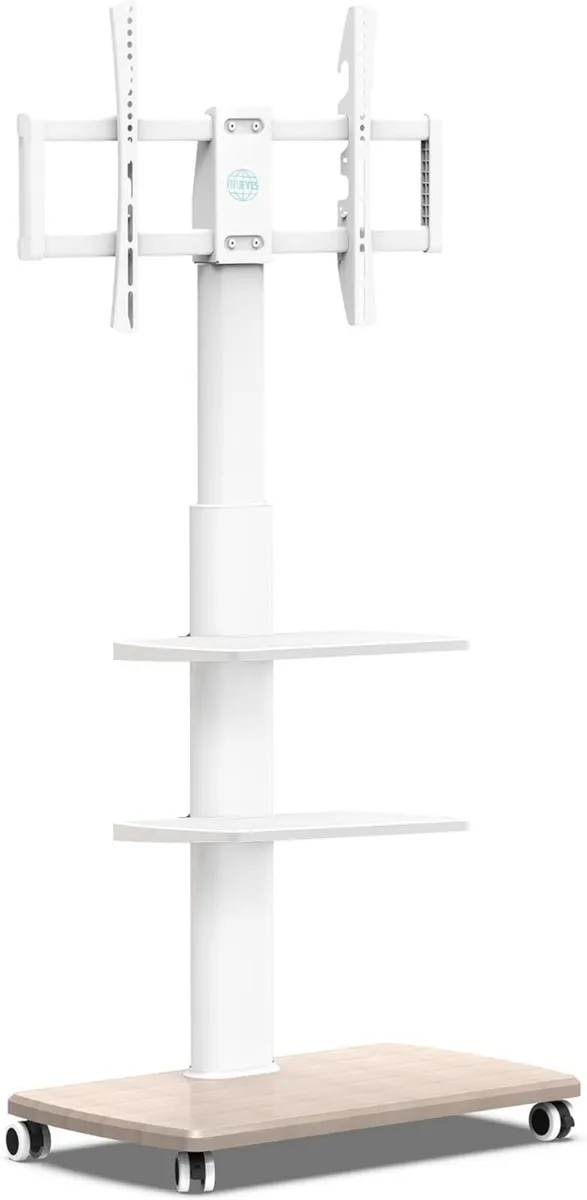 TV Stand on Wheels with 3 Shelves - Image 1