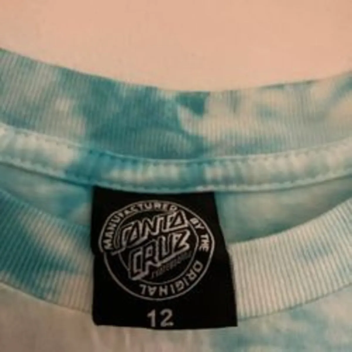 Santa Cruz Blue Tie-Dye Guadalupe Tank Top - Image 4