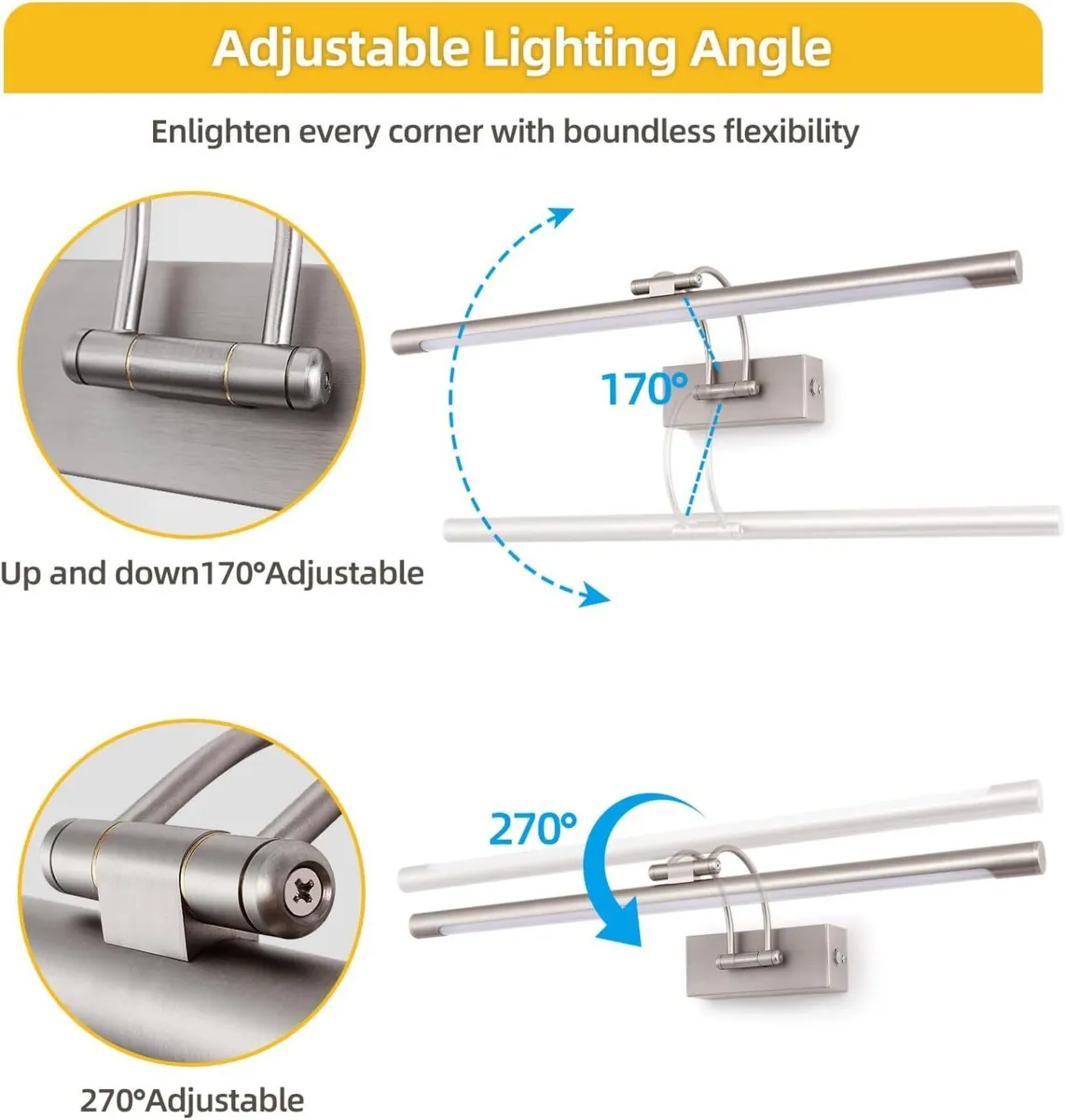 LED Bathroom Vanity Light Fixture 12W 60CM Cabinet - Image 4