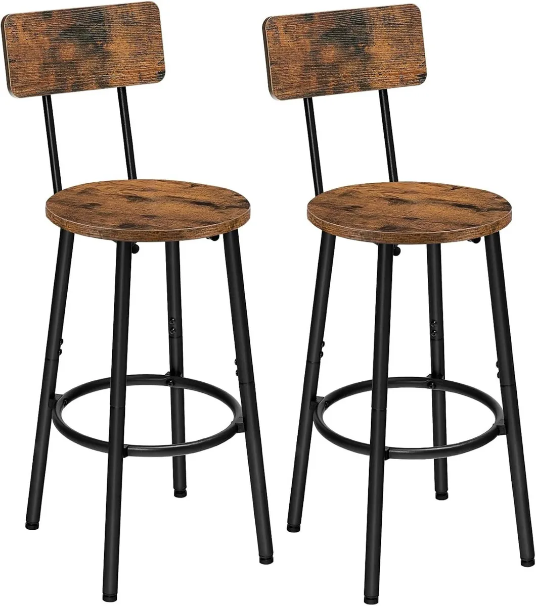 Bar Stools Breakfast Kitchen with Backs - Image 1
