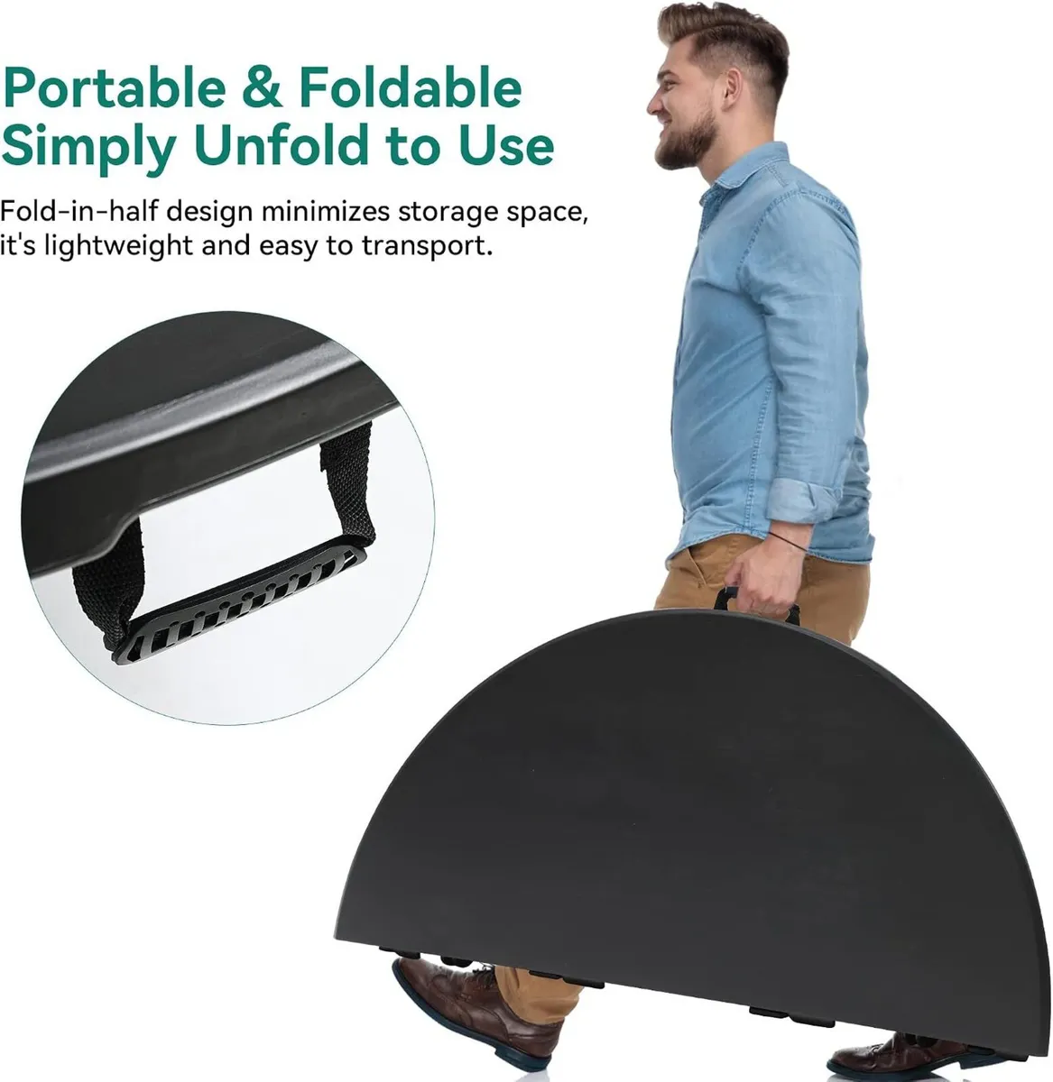 122CM Round Folding Table - Image 3