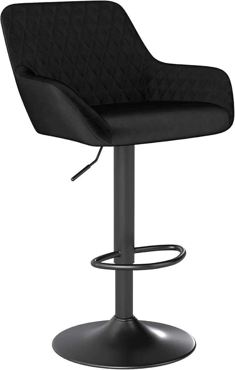 Bar Stools Height Adjustable Swivel Barstools - Image 1