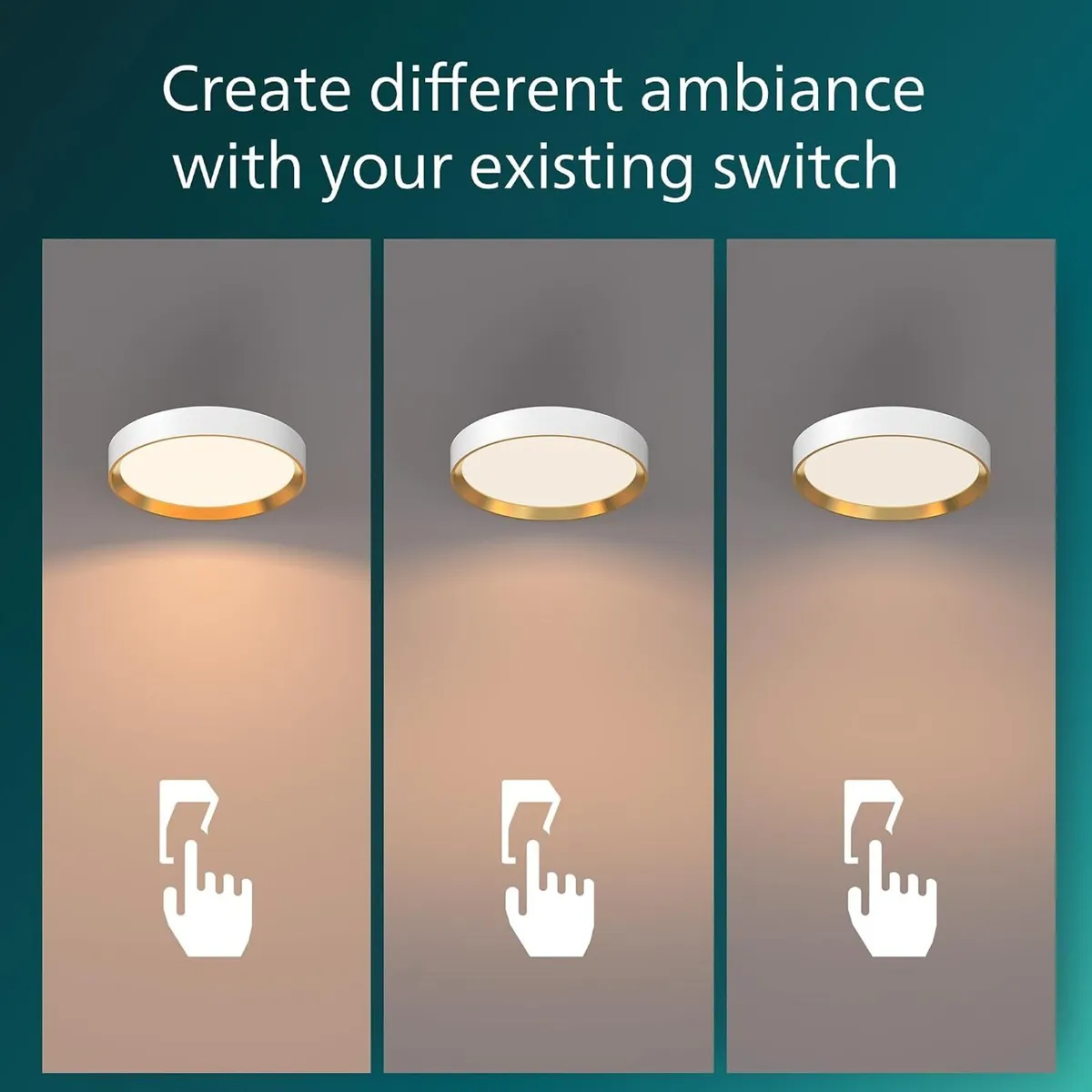 Hanno Ceiling Sceneswitch Round 24W 2700lm 2700K - Image 4