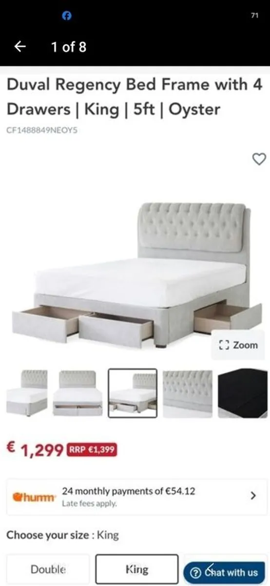 kingsize storage bed - Image 2