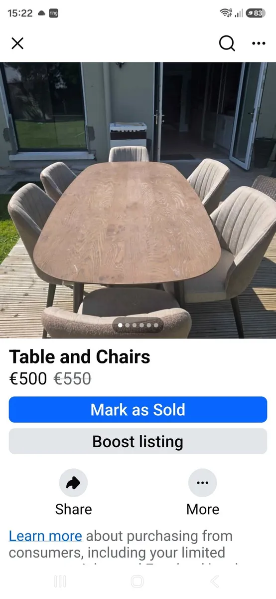 Table and Chairs - Image 2