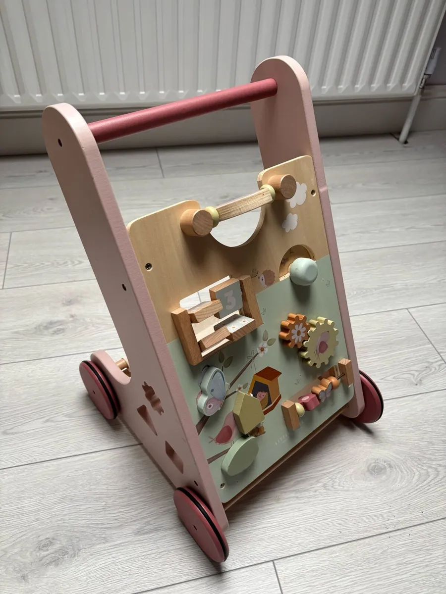 Little Dutch Pink Baby Walker - Image 2