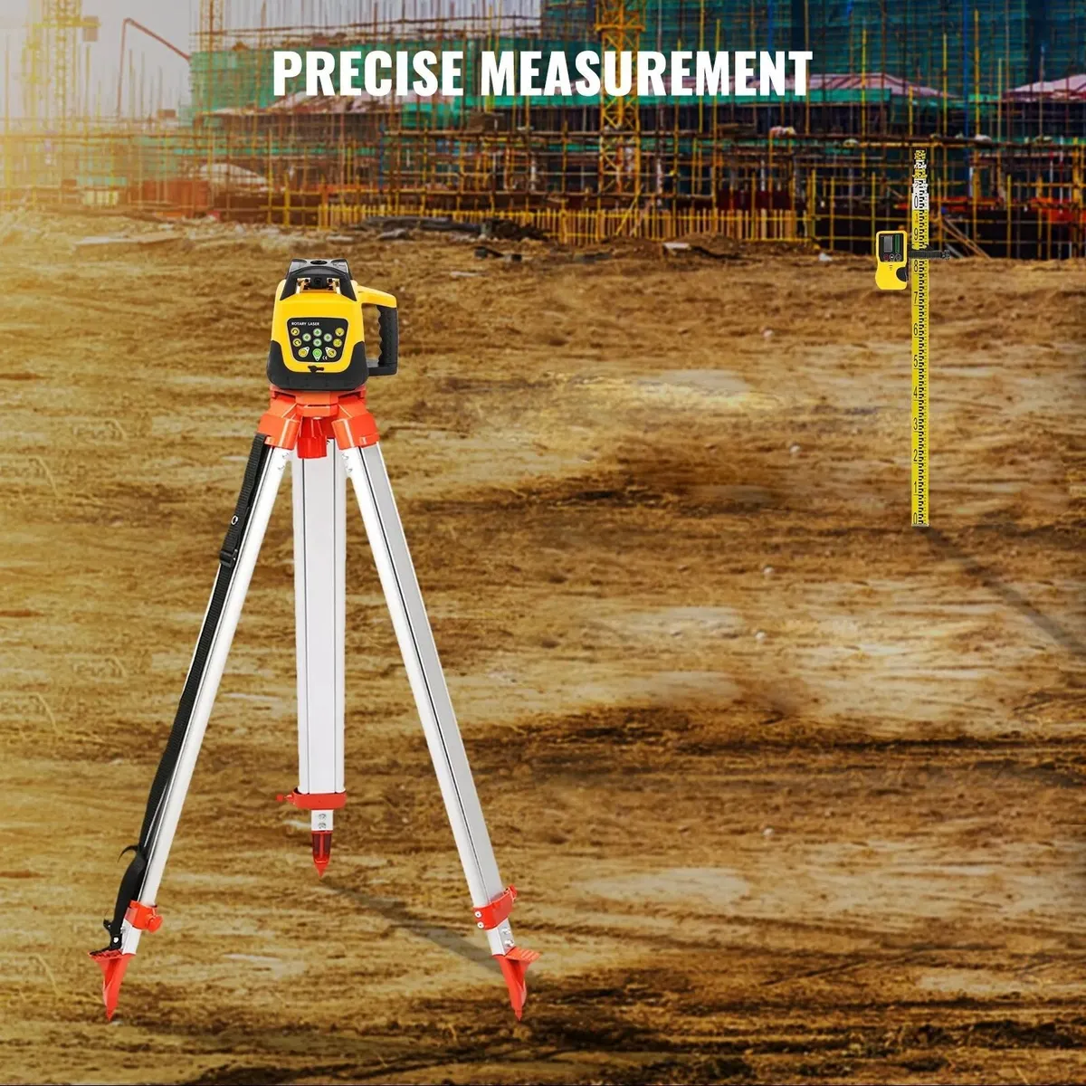 Rotary Laser Level Self Leveling with Tripod - Image 2