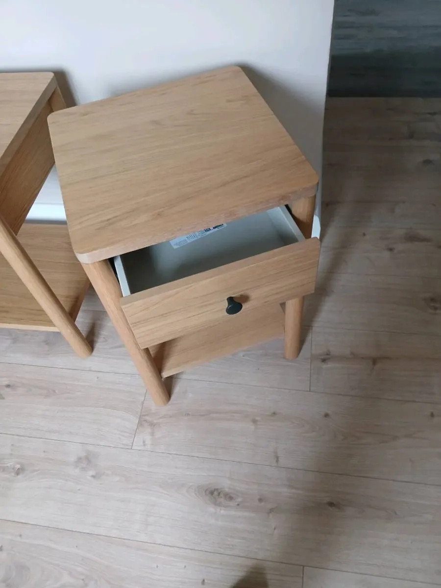 2 bed side lockers. - Image 3