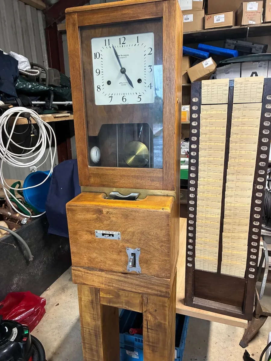 Choice of 2 Vintage Clocking in Machines - Image 1