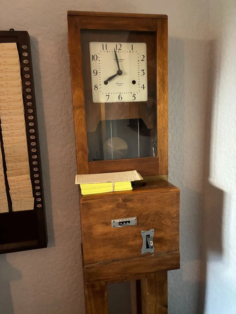 Choice of 2 Vintage Clocking in Machines - Image 2