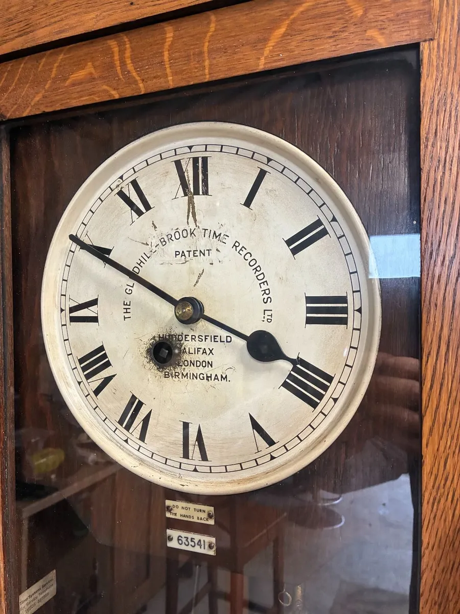 Choice of 2 Vintage Clocking in Machines - Image 3