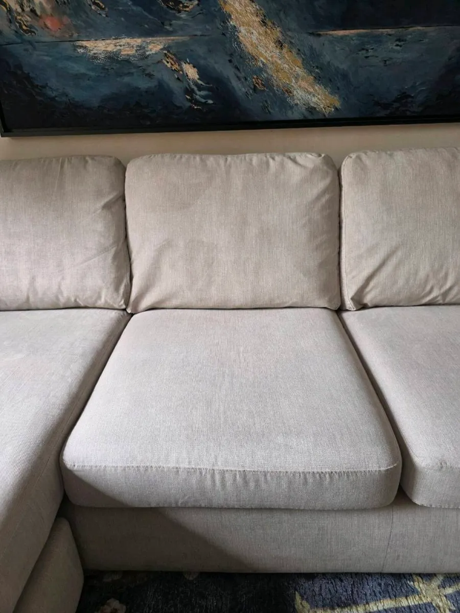 DFS Large L-Shaped Corner Sofa with Chaise - 255cm - Image 4