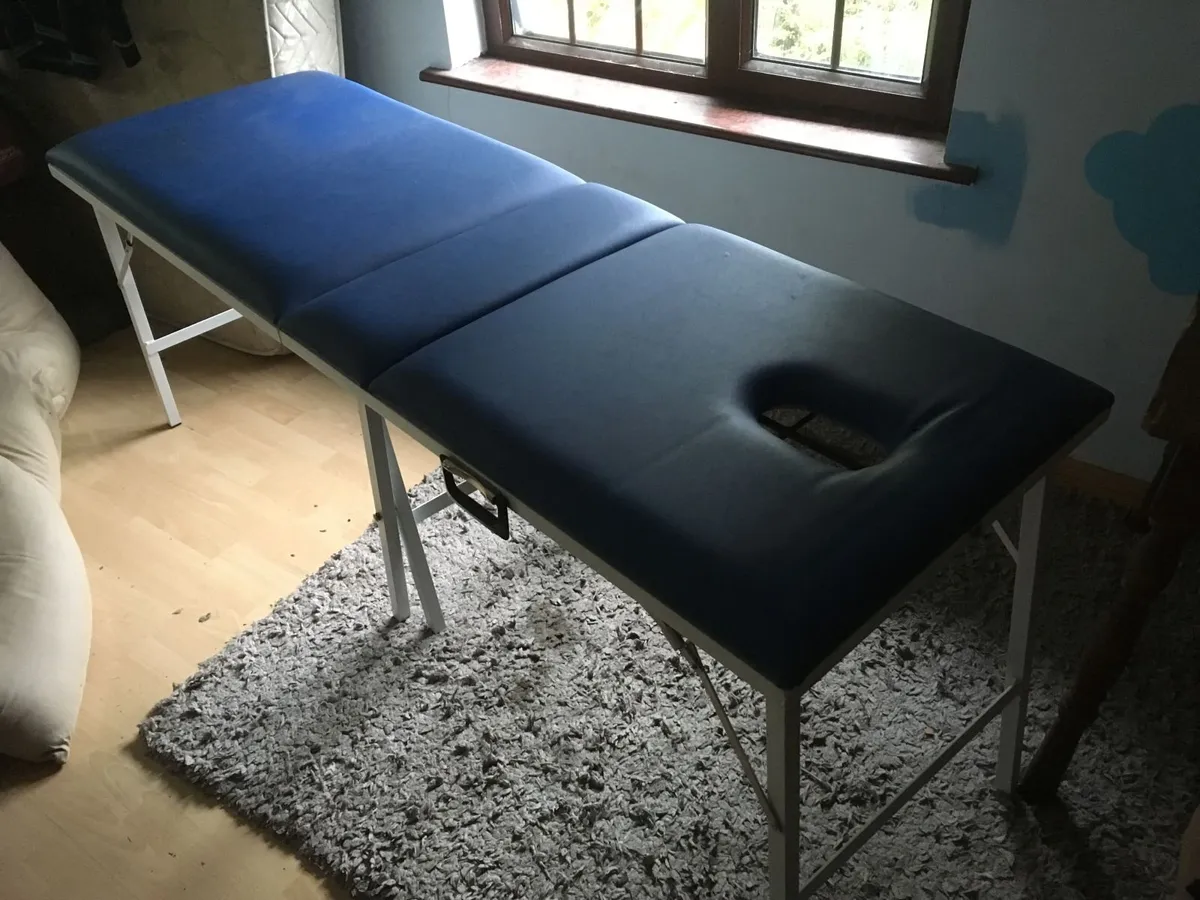 2 Therapy beds.Vintage-permanent & portable bed. - Image 2