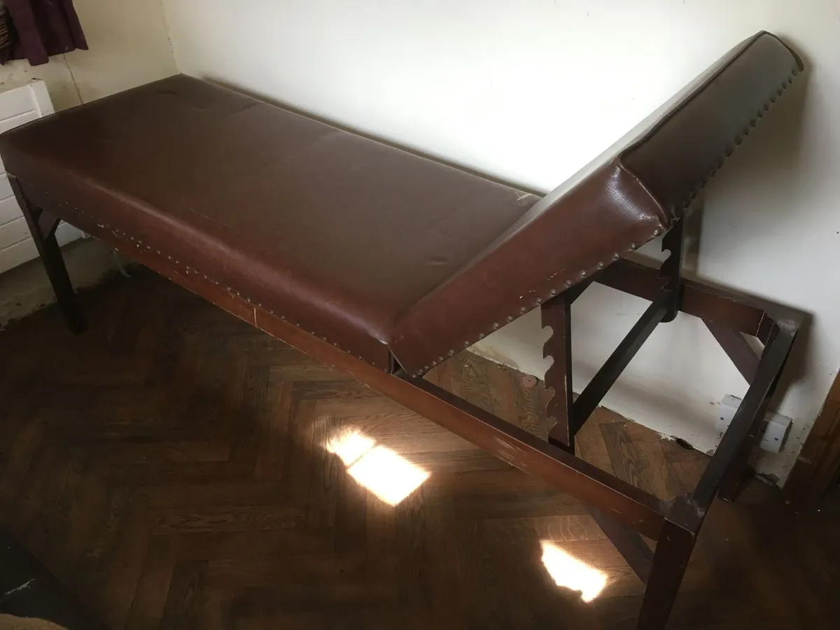 2 Therapy beds.Vintage-permanent & portable bed. - Image 4