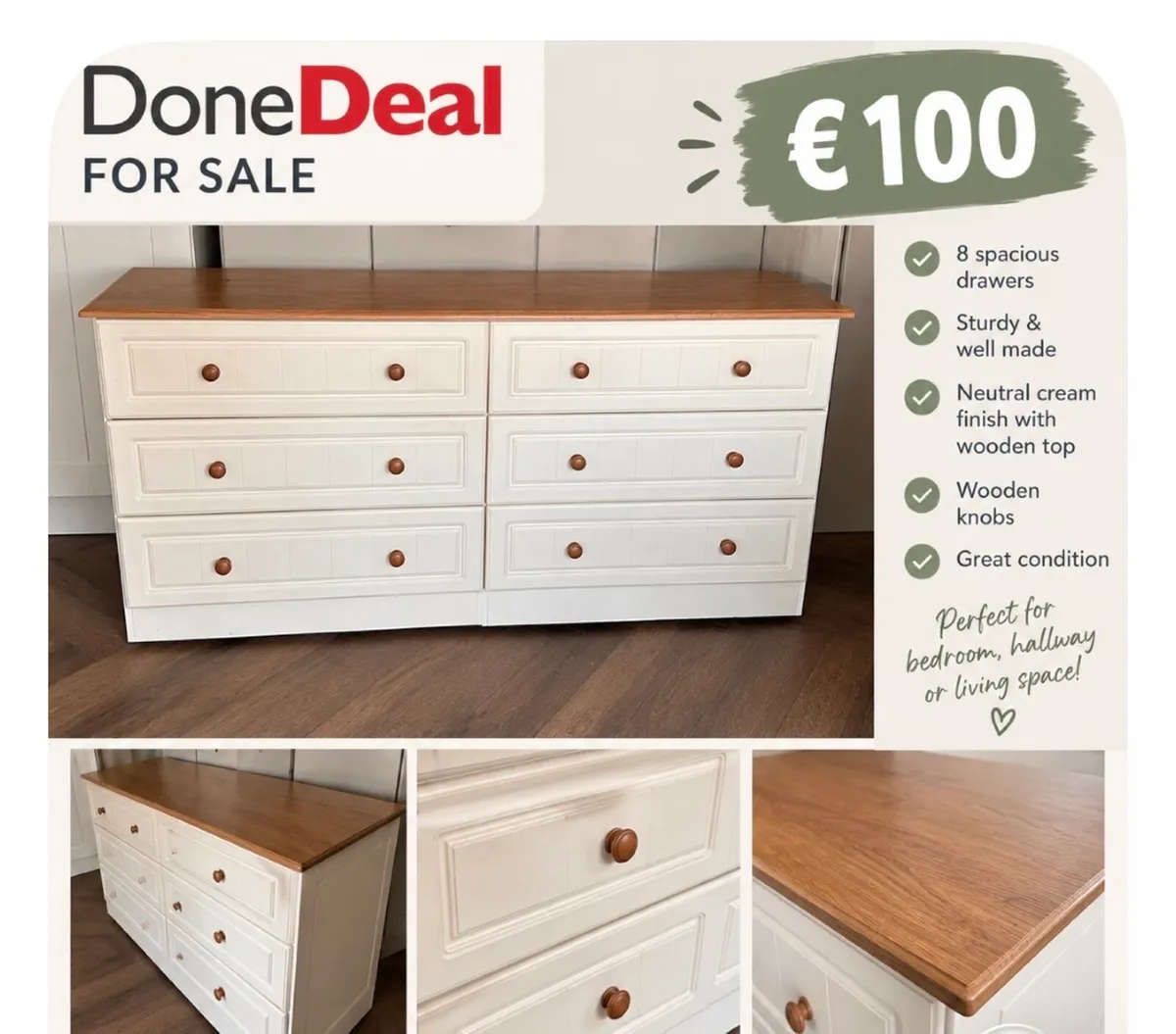 8 Drawer Cabinet - Image 1