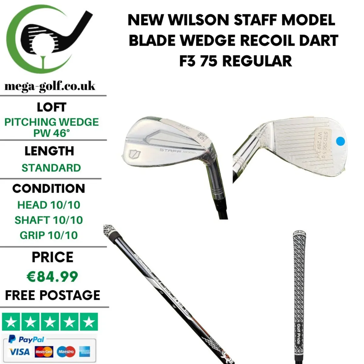 New Wilson Staff Model Blade Wedge Pw 46° /Regular - Image 1
