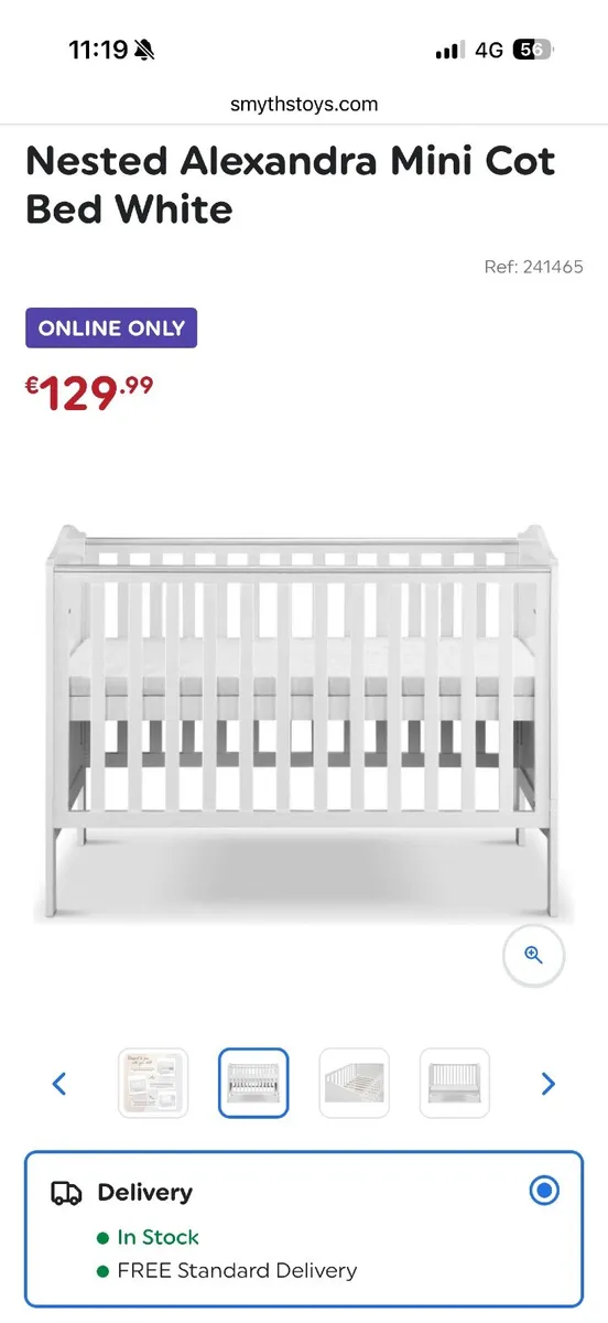 Cot bed - Image 1