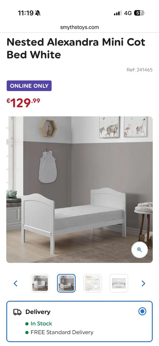 Cot bed - Image 4