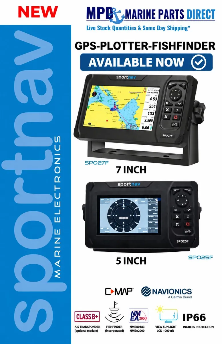 NEW GPS-PLOTTER-FISHFINDER - Image 1