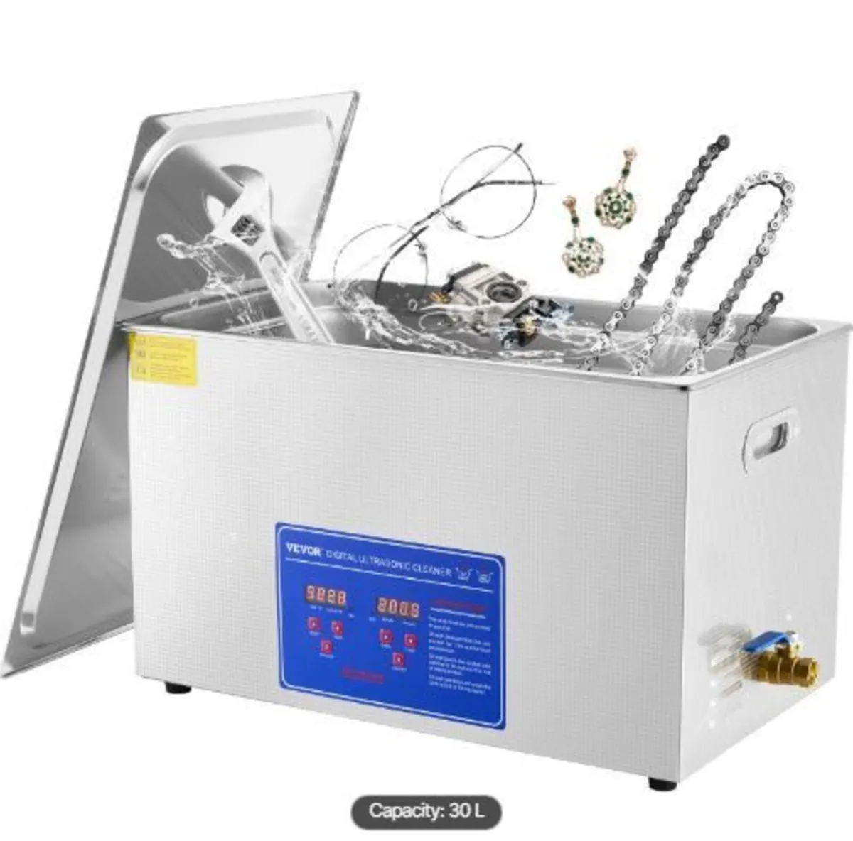 Professional Ultrasonic Cleaner, 30 L - Image 1