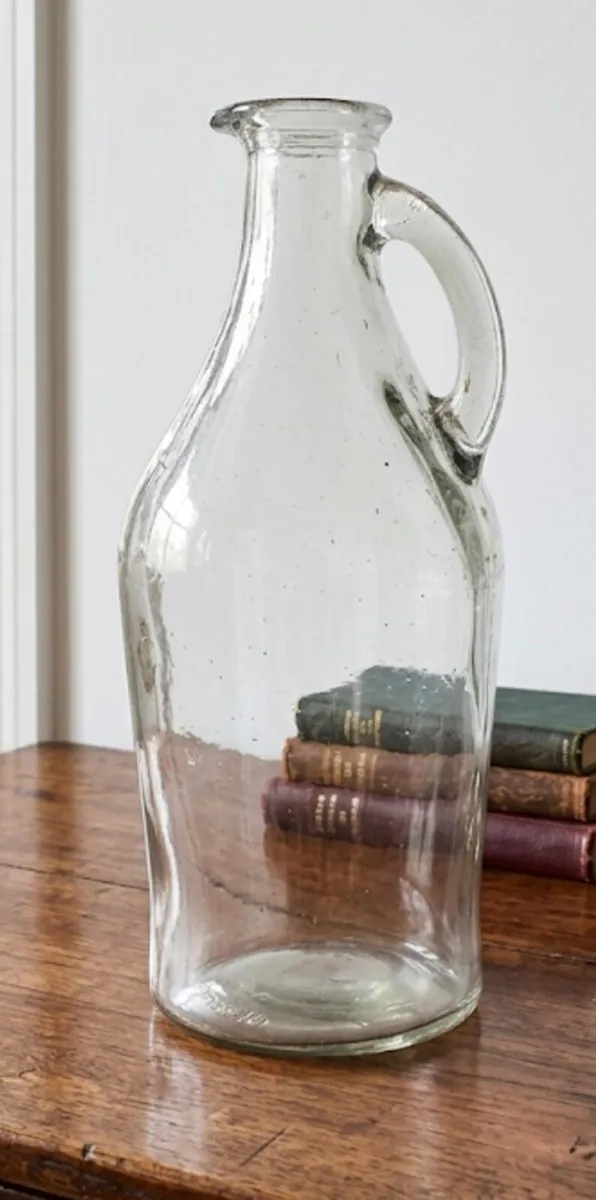 Vintage Glass Wine Jug