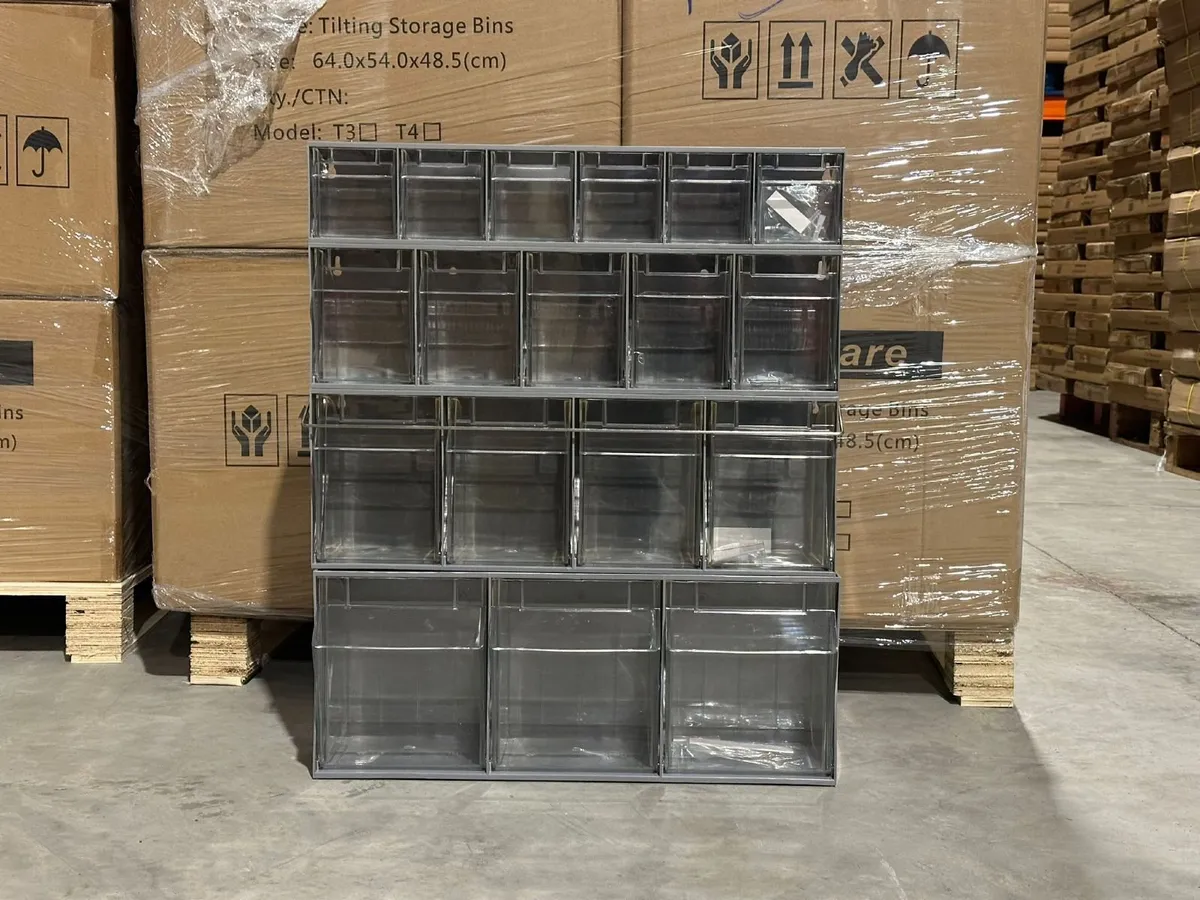 Tilting Bins / Storage Boxes Flip Out Bins - Image 1