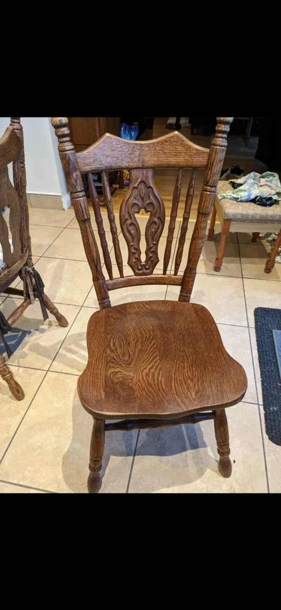 Large Kitchen Table & Chairs - Image 3