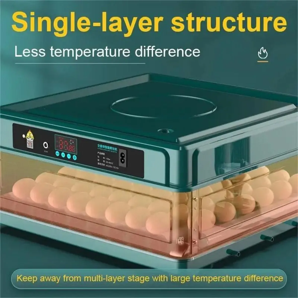 24 Egg Incubator Automatic Hatching Machine - Image 3