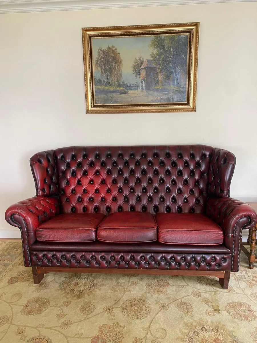 Chesterfield Leather Sofa