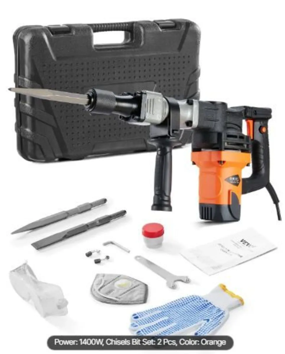 Demolition Jack Hammer Concrete Breaker 1400W - Image 3