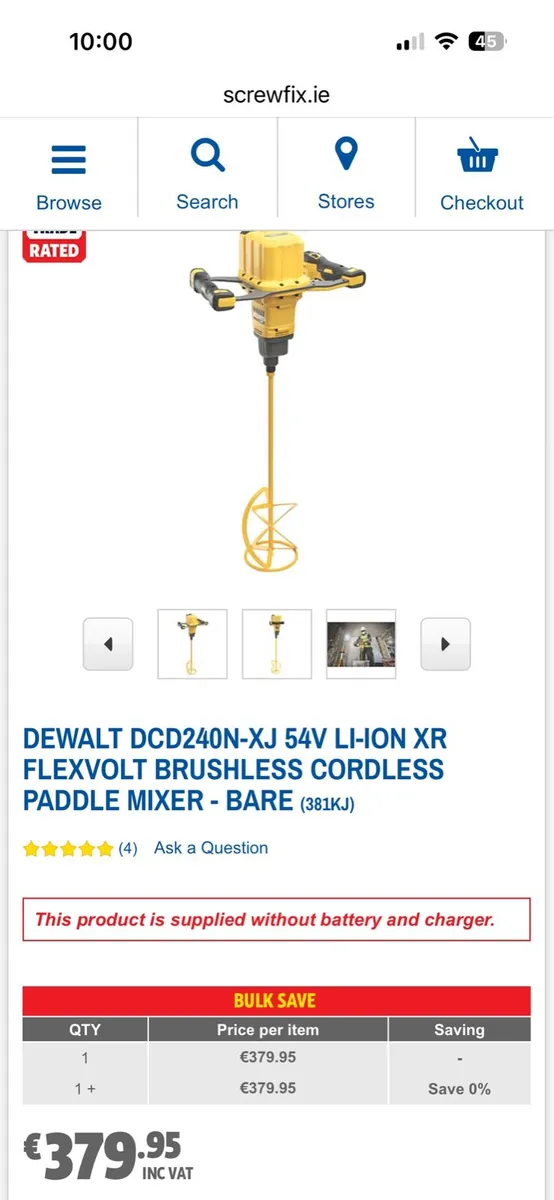 Dewalt mixing Drill