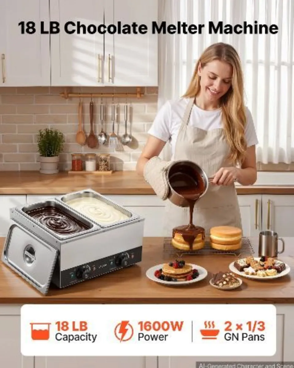 2-Temp Knob Chocolate Melting Machine - Image 4