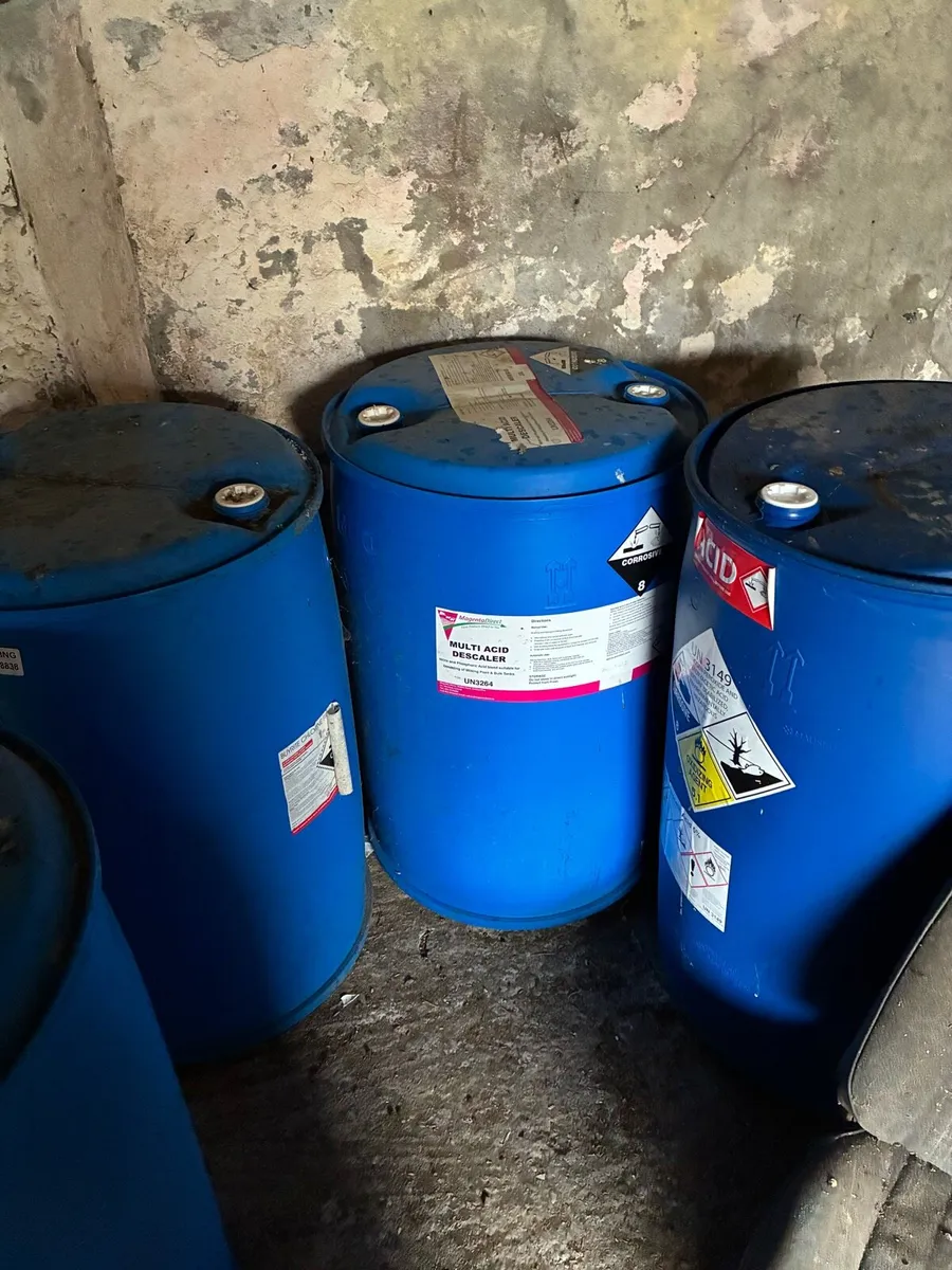 Blue barrels