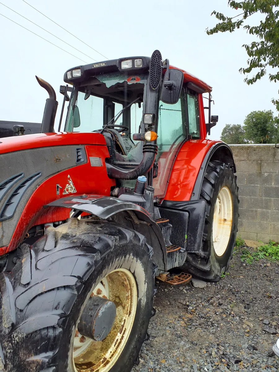 Valtra tractor fire damage inside cab 2012 - Image 3