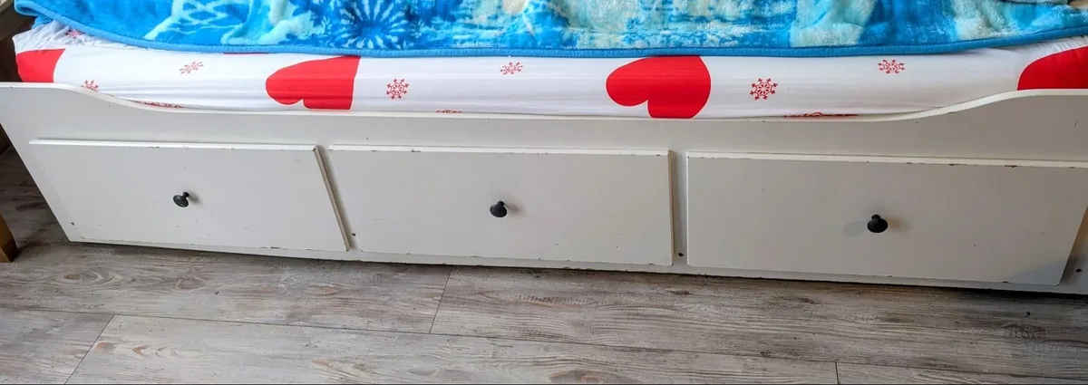 IKEA HEMNES Daybed White + 2 Mattresses (Can Deliv - Image 2