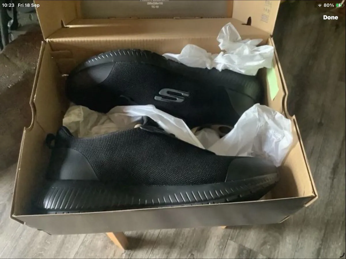 New Skechers trainers black size 6 (Ladies) - Image 4