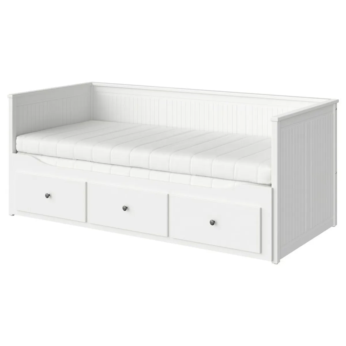 IKEA HEMNES Daybed White + 2 Mattresses (Can Deliv - Image 1